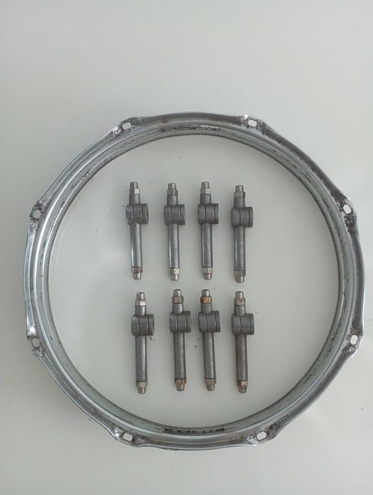 Aros  Gibraltar 12"  2.3mm + 8 Lugs para tarola!