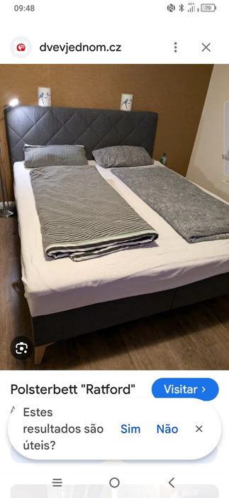 Cama casal King size com cabeceiras