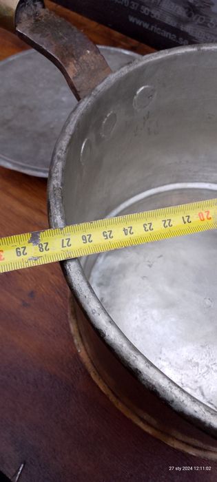 Rondel rondelek z miedzi 8l naczynie miedziane