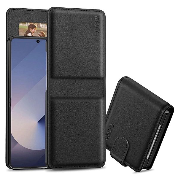 Etui Tech-Protect Wallet na Samsung Galaxy Z Flip 6 / 7 Fe - czarne