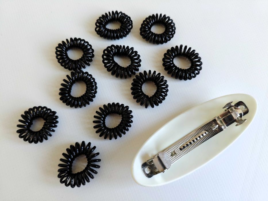 Набір для укладання волосся (бігуді, валик, заколка, твістер, гумки)