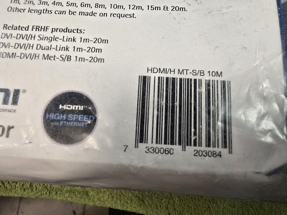 SUPRA wysokiej jakości kabel HDMI high end 10 m.