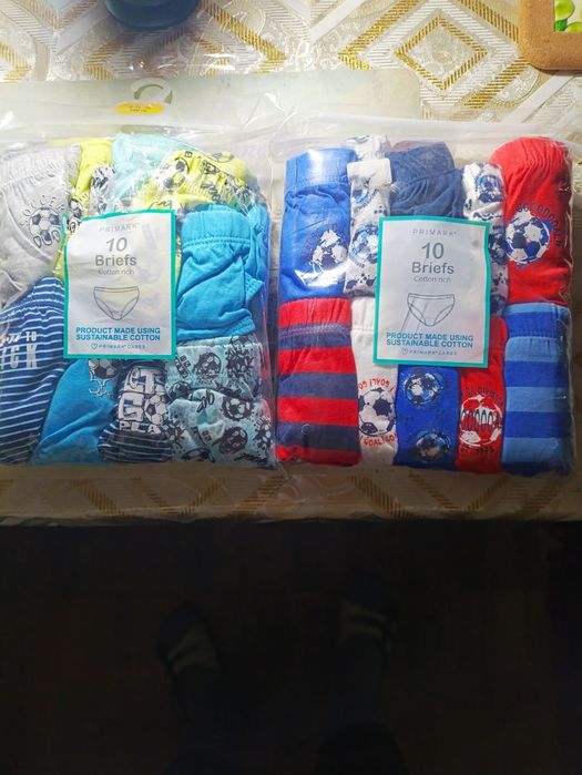 Дитячі труси на хлопчика 3,4,9,10 років Primark котон