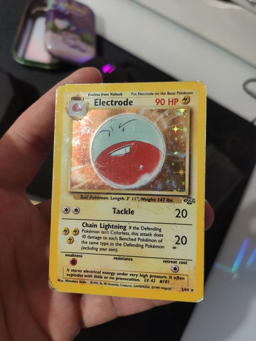 Carta Pokémon Electrode Jungle Holo