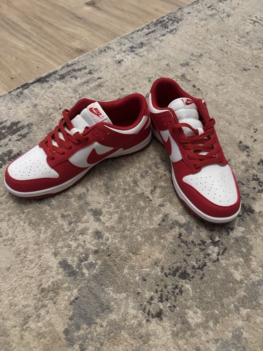 Nike dunk red/white