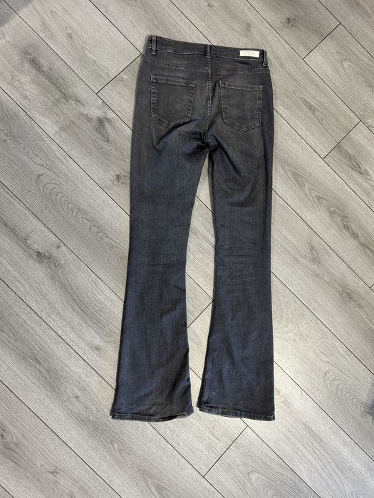 Stacked flared jeans indie sleaze japanese archive drip