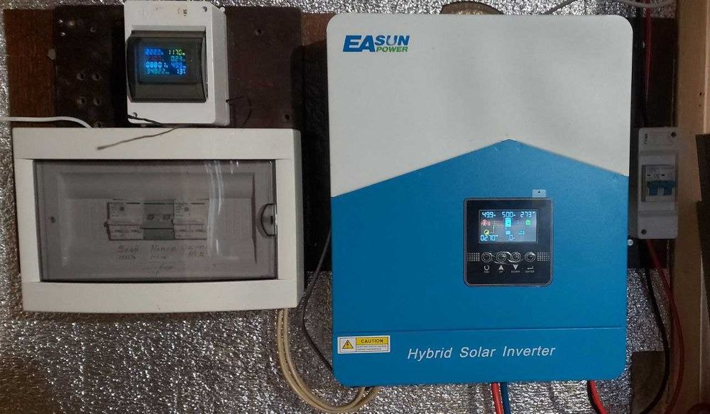 Инвертор EASUN 4.2kW + Аккумулятор Lifepo4 Eve 230Ah 24v 6 кВт с Wi Fi