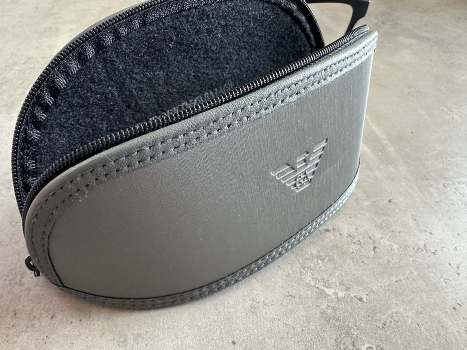 Oprawki korekcyjne Emporio Armani meskie z etui, pokrowcem