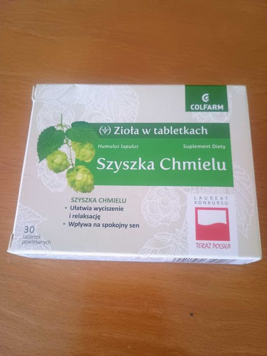 Szyszka chmielu w tabletkach