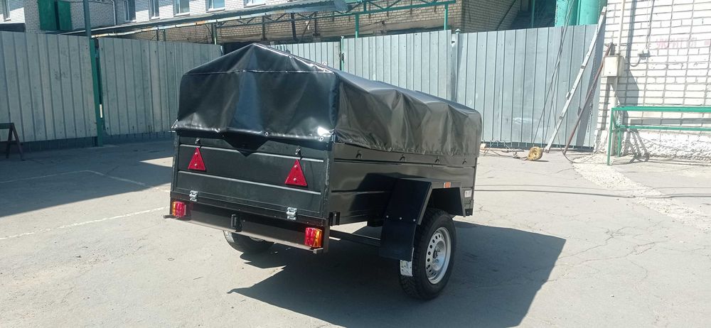 Автомобильный одноосный прицеп 2000х1300,документы.