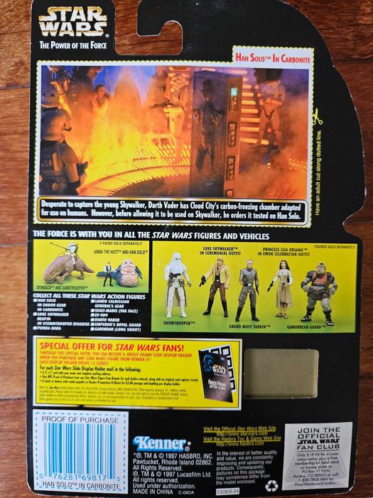 Carbonite Han Power of the Force 2 Star Wars