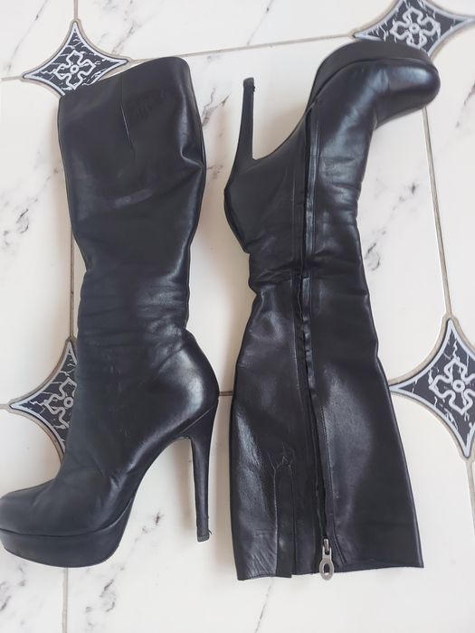 Сапоги жіночі шкіряні