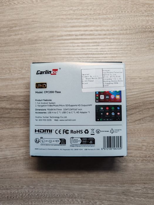 Carlinkit TBOX UHD 8/128GB (CPC200TBOXUHD)