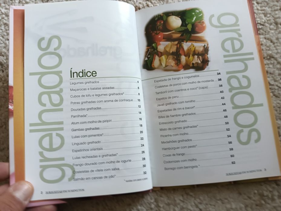 Grelhados	Coleção 30 receitas em 30 minutos	Como Novo!