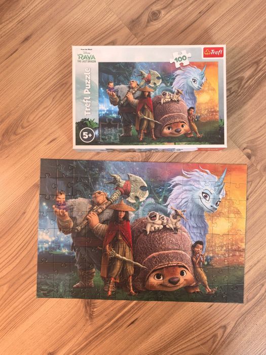 Puzzle Trefl Disney Auta Raya Dragon Dinozaur 4x