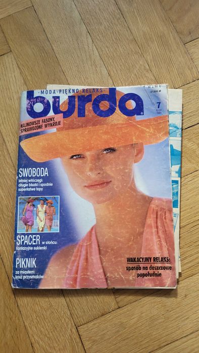 Burda 07/1991 z wykrojami