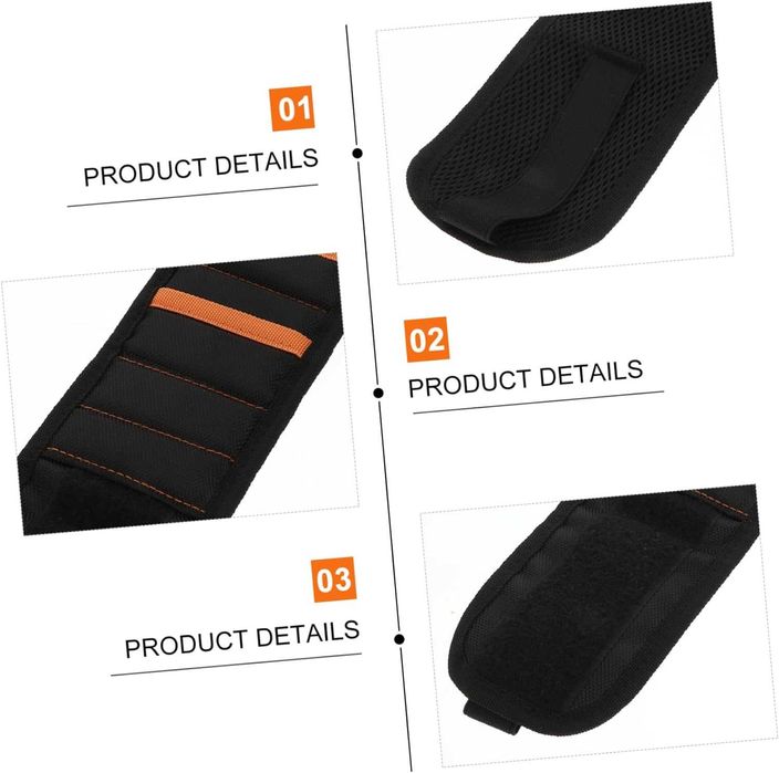 Pulseira Magnética de Pulso para Ferramentas