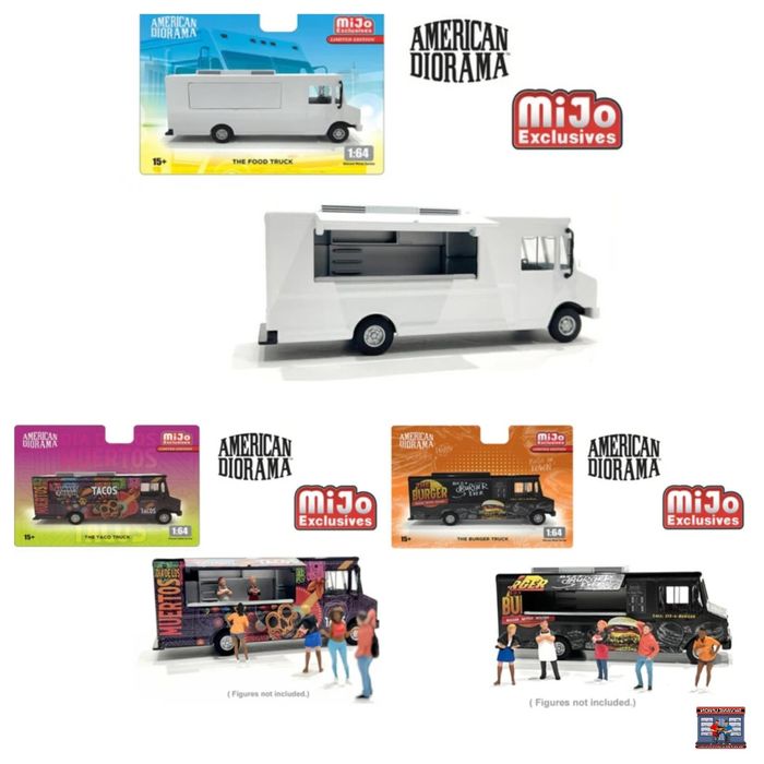 Моделі American Diorama Food Truck в масштабі 1:64