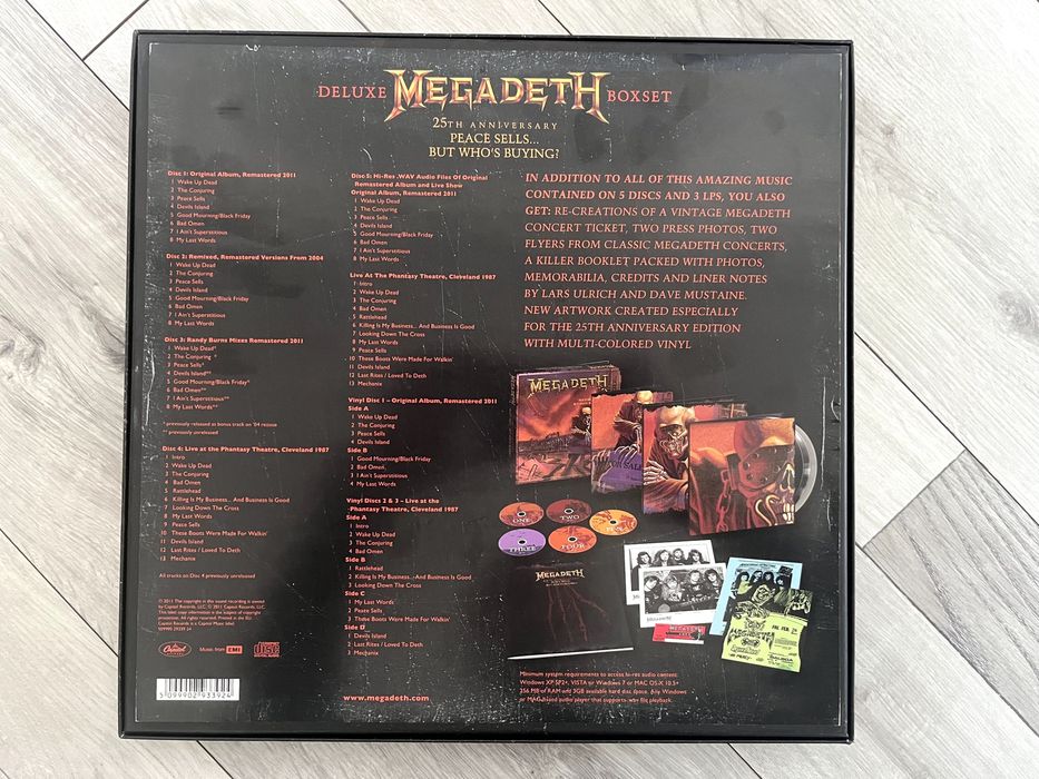 Megadeth Peace Sells... But Who's Buying? – 25th Anniversary Deluxe Boxset Edition
