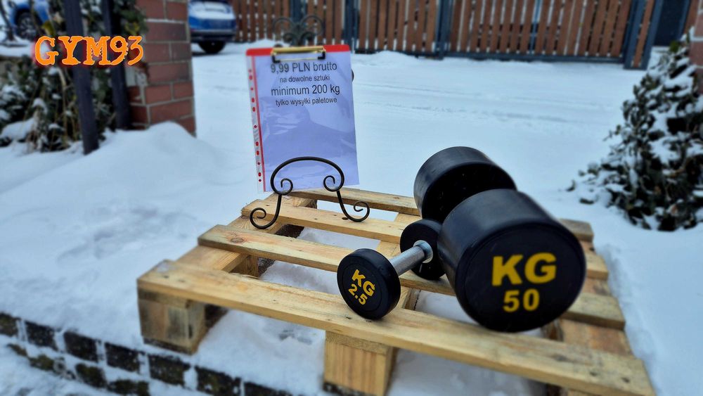 Hantle okrągłe 10kg para