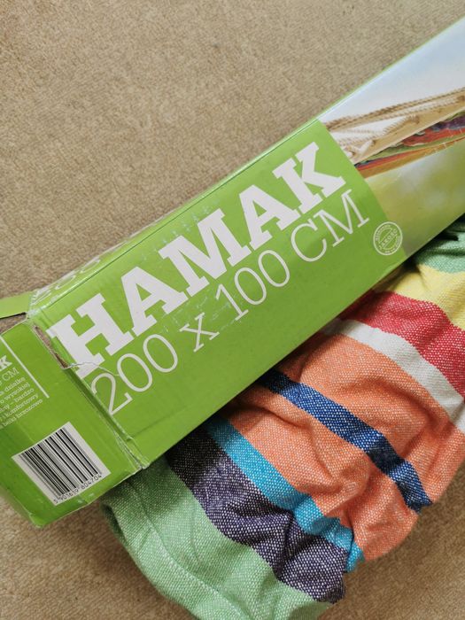 Hamak 200x100cm, nowy