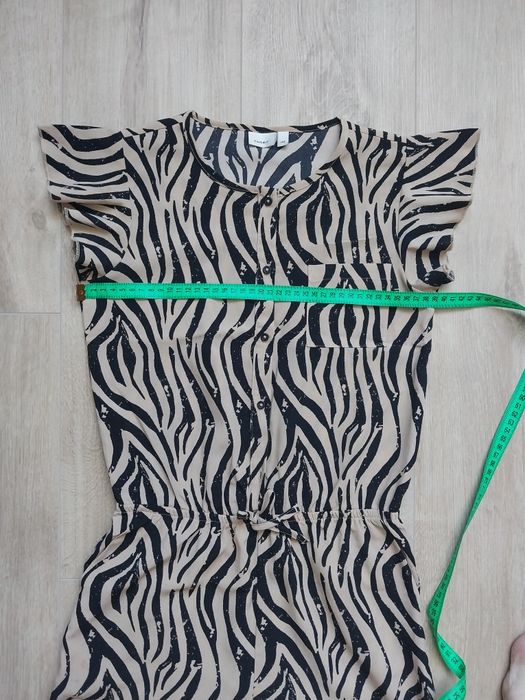 Літній комбінезон шортиками з тигровим принтом