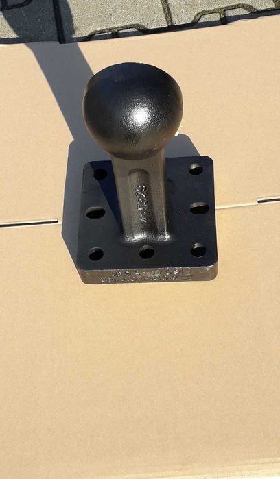 Ucho dyszla K80, 145x145, zaczep kulowy, kalota, chochla