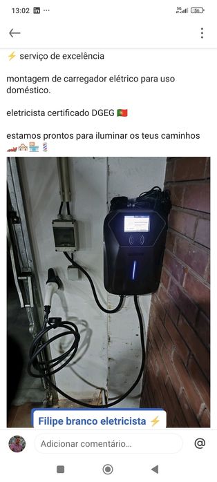 Eletricista certificado DGEG