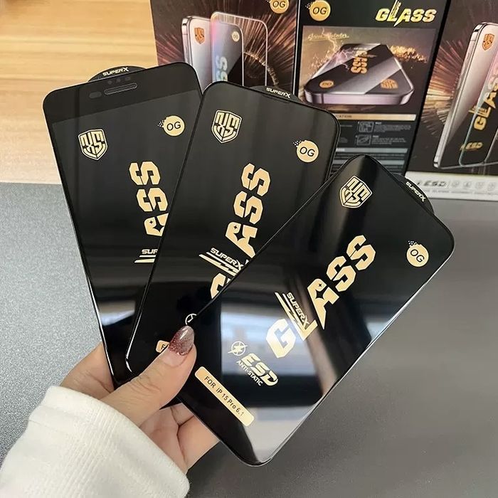 Захисне скло iPhone 13 Pro Max/14 Plus • Всі моделі Айфон • OG Premium Glass