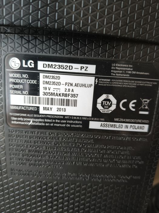 Telewizor LG z funkcją monitora