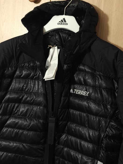 Nowa kurtka puchowa Adidas Terrex MyShelter Down S M membrana dry gtx
