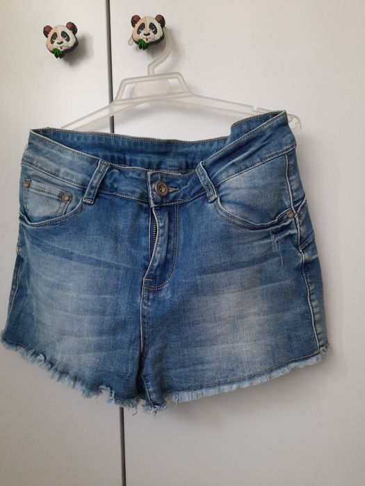 Jeansy krótkie spodenki