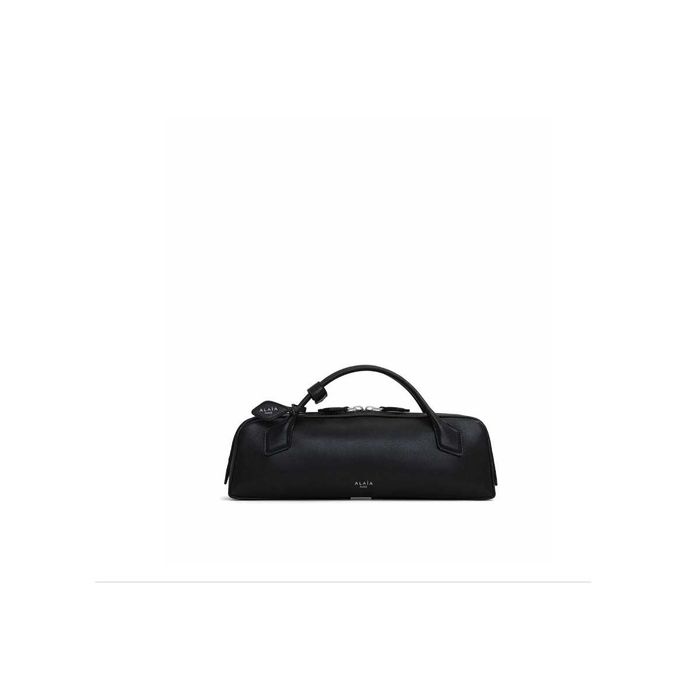 Клатч ALAIA Le Teckel Clutch In Shiny Goatskin Black