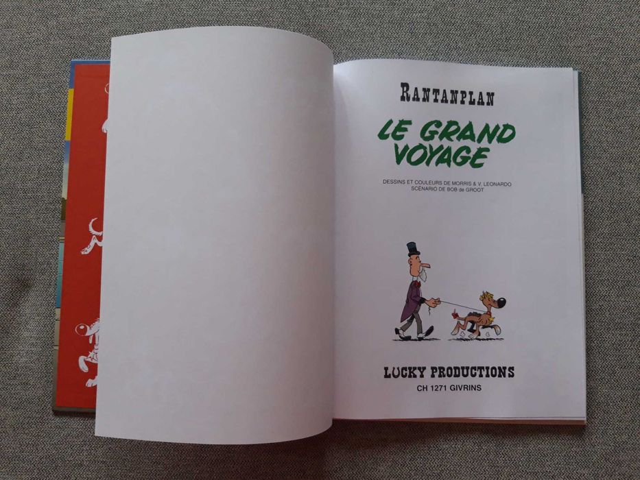 BD Lucky Luke/Rantanplan "Le grand Voyage"