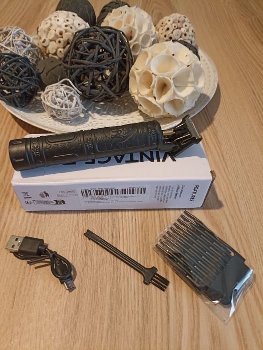 Máquina de barbear sem fios - Estilo vintage