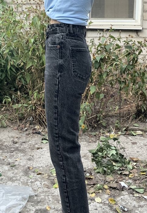 Чорні джинси mom zara