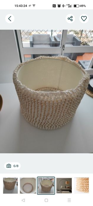 IKEA Lergryn candeeiro/abatjour