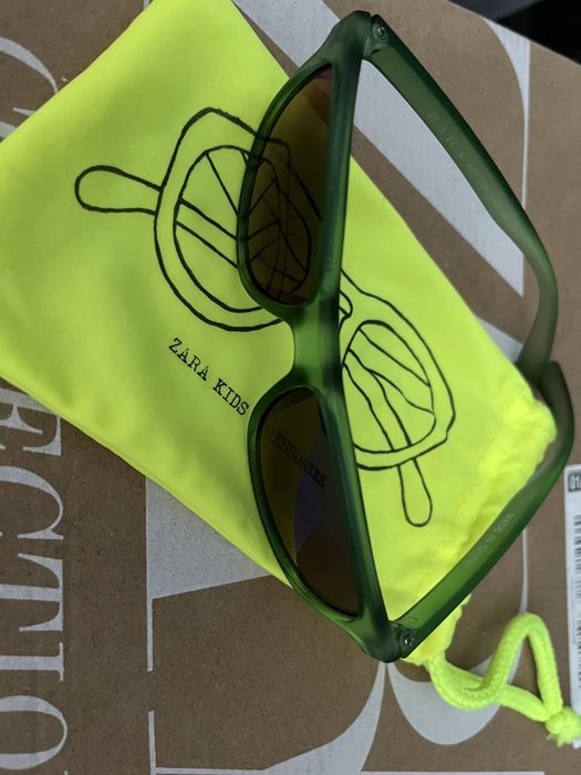 Okulary dzieciece ZARA zielone NOWE