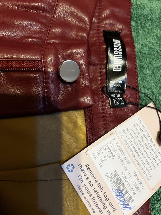 Шкіряні штани на підкладці