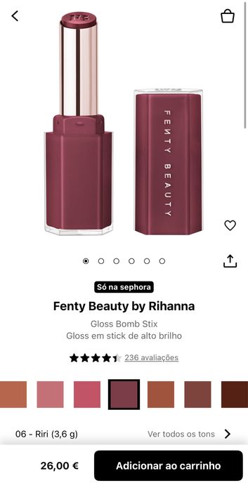Conjunto 2 Batons Fenty Beauty – PORTES INCLUÍDOS