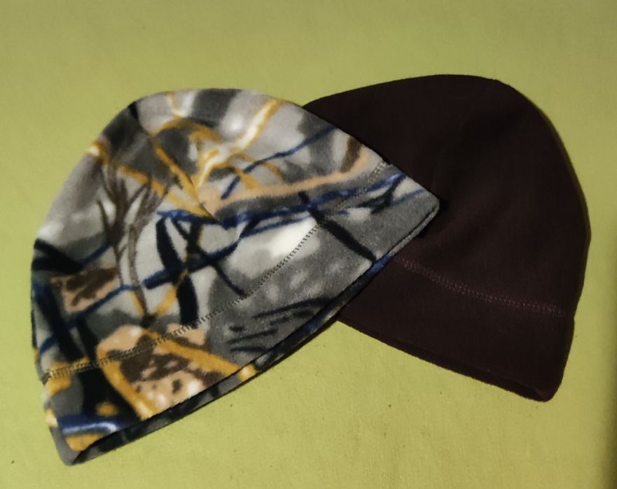 Шапка  флісова  камуфляж