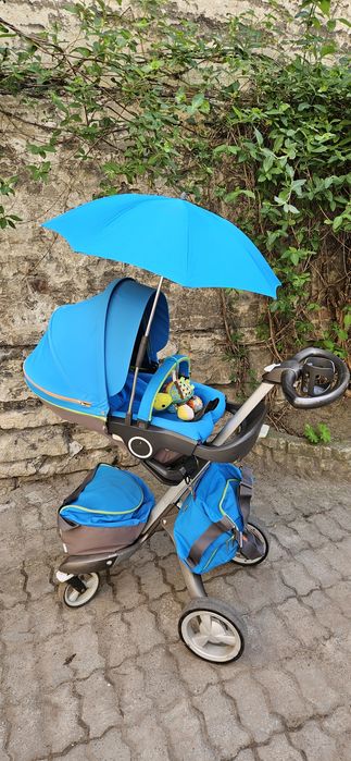 Stokke xplory v4 urban blue прогулянка
