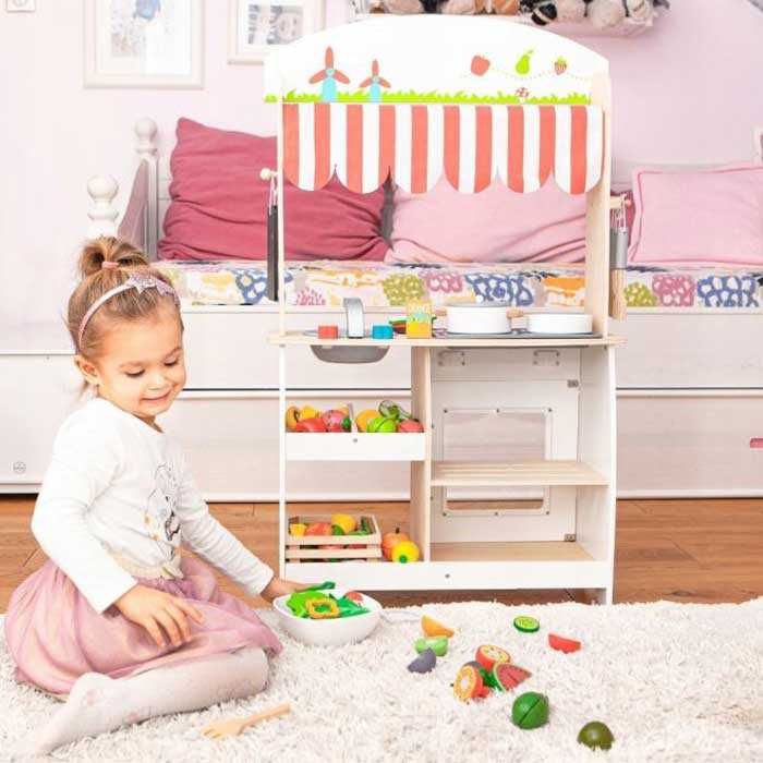 Интерактивная детская кухня с аксессуарами EcoToys CA04063