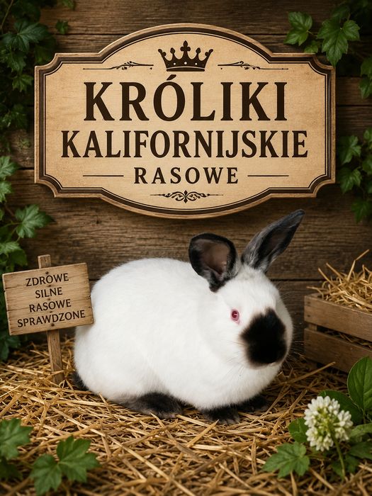 Króliki kalifornijskie czarne