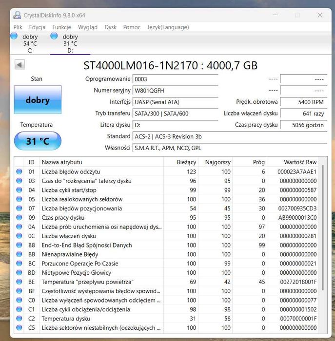 Dysk zewnętrzny Seagate Backup Plus 4 Tb