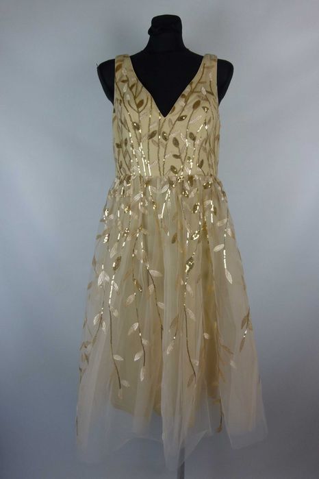 Ever Pretty tiulowa sukienka midi cekiny / 38