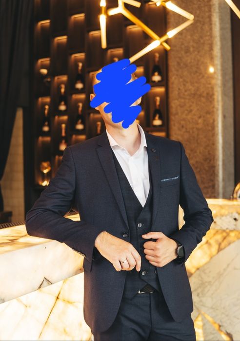 Чоловічий костюм трійка (весільний, випускний)