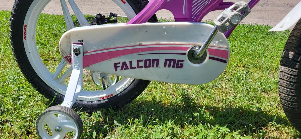 Дитячий велосипед (детский велосипед)для дівчинки ARDIS FALCON MG  біло рожевий