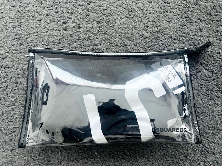 DSQ2 DSQUARED2 Icon czarne szorty kąpielowe nowe oryg