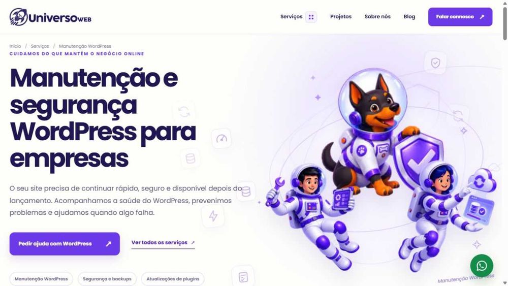 UniversoWeb: criação de sites, lojas online, SEO e soluções digitais